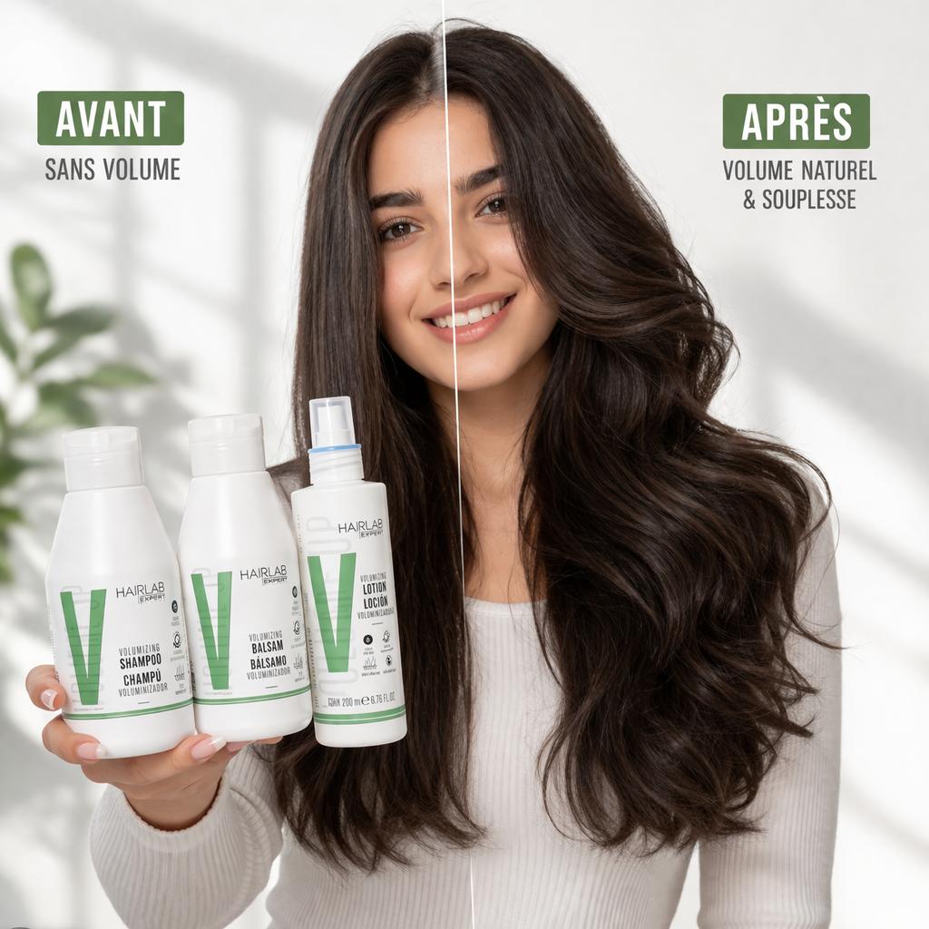 SHAMPOING VOLUME + BAUME VOLUME + LOTION VOLUME