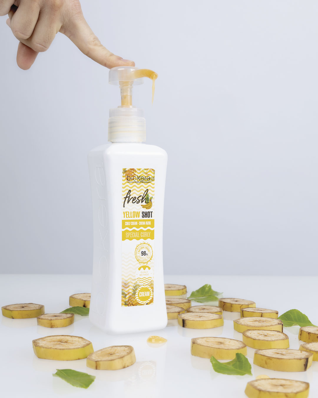 Crème pour cheveux bouclés Biokera Yellow Shot 1213